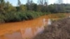 Річка Комишуваха у Золотому, в яку скидали шахтну воду