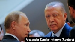 Sastanak predsjednika Rusije, Irana i Turske planiran za 19. jul u Iranu. Foto: Putin i Erdogan, septembar 2018. godine. 