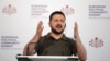 Presidenti i Ukrainës, Volodymyr Zelensky, në konferencë për media gjatë samitit të Komunitetit Politik Evropian në Moldavi, 1 qershor 2023.