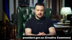 Președintele Zelenski a spus că Ucraina apără în continuare Europa. 