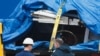 Dijelovi raspadnute podmornice Titan u luci St. John's u Newfoundlandu, Kanada, 28. juni 2023.