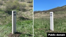 Prvi granični znakovi na novodemarkiranoj azerbejdžansko-jermenskoj granici pojavili su se u aprilu. 23. april 2024.