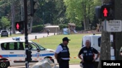 Park u gradu Annecy u Francuskoj u kojem se dogodio napad, 8. juni 2023. 