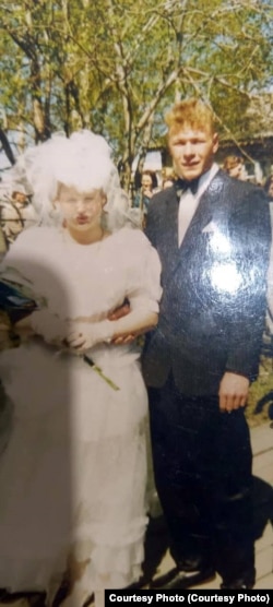 Porodična fotografija Sergeja Pokotila i njegove supruge Natalije