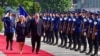 Premijer Mađarske Viktor Orban s predsjedavajućom Vijeća ministara Bosne i Hercegovine Borjanom Krišto u Sarajevu, BiH, 22. juna 2023.