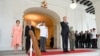 Primirea de către Președintele Republicii Singapore, Halimah Yacob, la Palatul Prezidențial Istana, a președintelui României, Klaus Iohannis. 10 martie 2023

