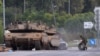 Një tank i ushtrisë izraelite afër kufirit me Gazën. 10 tetor 2023. 