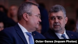 Premierul Marcel Ciolacu (drepta) și liderul PNL Nicolae Ciucă au dat undă verde traseismului în alegerile locale.