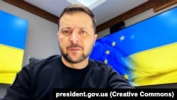 Președintele ucrainean Volodimir Zelenski, Kiev, 8 noiembrie