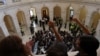 Protest koji poziva na prekid vatre u Gazi, na Capitol Hillu u Washingtonu, SAD, 18. oktobra 2023.