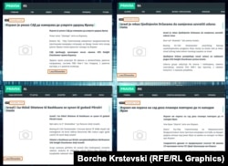 Rețeaua a reprodus conținutul unor bloggeri ruși.