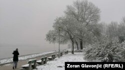 Beograd zimi (arhivska fotografija)