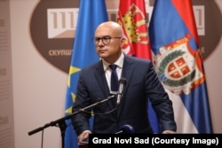 Gradonačelnik Novog Sada Miloš Vučević