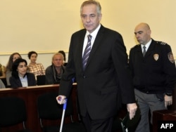 Ivo Sanader u sudnici, studeni 2011.