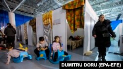 Илустрација - Украинци во бегалски камп во Молдавија