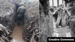 Echoes Of World War I Highlighted In Mud, Shattered Trees Of Ukraine