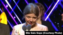 Viorica Vodă la Gala Gopo cu o mărturie tulburătoare
