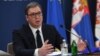 Serbian President Aleksandar Vucic (file photo)