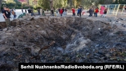 Posljedice ruskog granatiranja Kijeva 10. oktobar 2022.