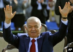 Bivši uzbekistanski predsjednik Islam Karimov na festivalu Norouz u Taškentu 2015. godine.