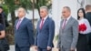 Лидер региона Вадим Красносельский на «Дне Независимости» Приднестровья.