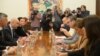 Sastanak delegacije Evropskog parlamenta i predsednika Srbije Aleksandra Vučića u Beogradu, 27. januara 2022.