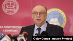 Marian Enache, președintele Curții Constituționale a României.