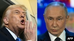 US President Donald Trump and Russian President Vladimir Putin. (File photo)