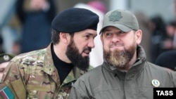 Нохчийчоьнан парламентан спикер Даудов Мохьмад а, республикан куьйгалхо Кадыров Рамзан а