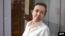 Alsu Kurmasheva la tribunalul Sovietski din Kazan, 1 aprilie 2024.