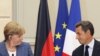 Канцлер Німеччини Анґела Меркель та президент Франції Ніколя Саркозі, Париж, 16 серпня 2011 року
