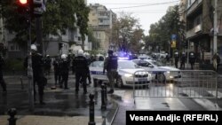 Policijske snage u Beogradu u danima Evroprajda, 17. septembar 2022.