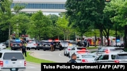 Policija na licu mesta, Tulsa, 1. jun 2022.