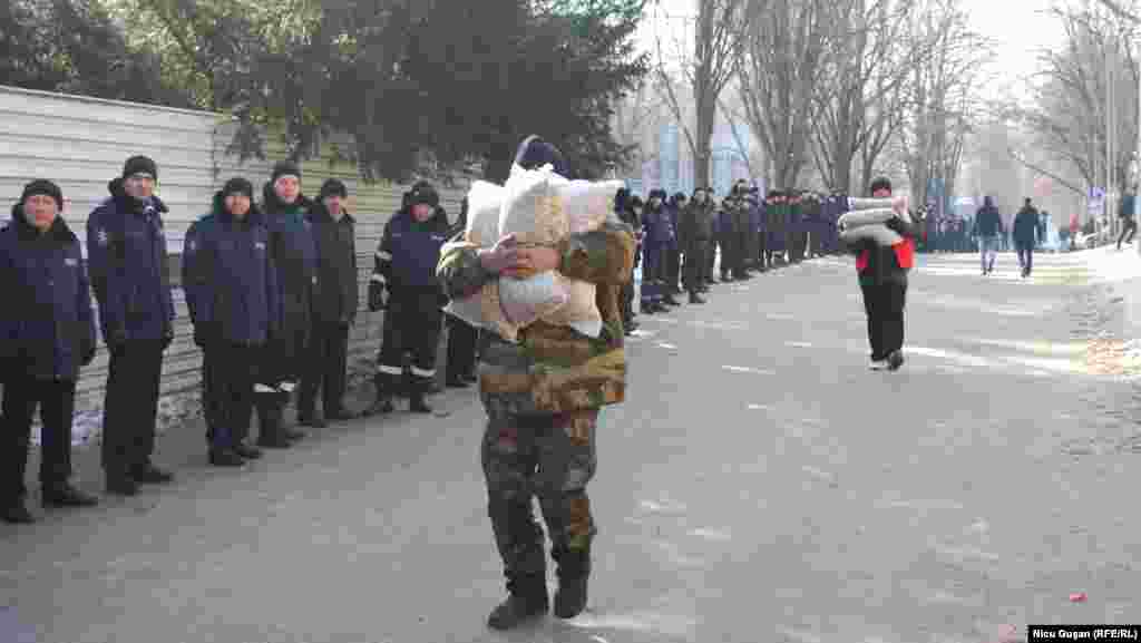 Provizii pentru protestatari