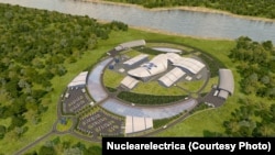 Planul centralei nucleare de la Doicești,Dâmbovița.