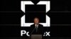 Serghei Cemezov, directorul general al Rostec, vorbește în timpul prezentării noului logo al companiei Kalashnikov, la Moscova, în decembrie 2014.