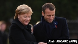Njemačka kancelarka Angela Merkel i predsjednik Francuske Emmanuel Macron 