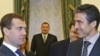 Ruski predsjednik Dmitry Medvedev i glavni tajnik NATO-a Anders Fogh Rasmussen u Moskvi, studeni 2009