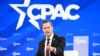 Consilierul american pentru securitate națională, Mike Waltz, vorbește în timpul Conferinței anuale de acțiune politică conservatoare (CPAC) la Gaylord National Resort & Convention Center din National Harbour din Oxon Hill, Maryland, pe 21 februarie 2025. 