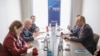 Președintele interimar Ilie Bolojan s-a întâlnit joi la Bruxelles cu Friedrich Merz, cel mai probabil, viitor cancelar al Germaniei.