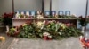 A memorial at the Boryspil International airport commemorate members of the Ukraine International Airlines Boeing 737-800 plane that crashed in Iran on January 8.