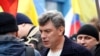 Борис Нємцов на марші російської опозиції проти агресії Росії щодо України. Москва, 15 березня 2014 року