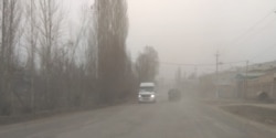 Посыпанная гравием дорога.