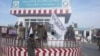 A purported photo Uzbek fighting during the brief takeover of Kunduz in September 2015.