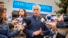 Călin Georgescu la depunerea candidaturii la Președinția României ca independent. Până în aprilie 2022, a fost prezentat de AUR dreot propunerea lor de premier. 