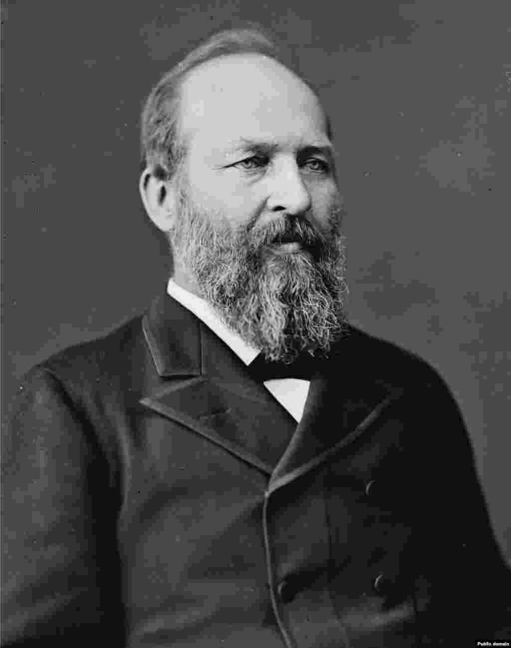 Predsjednik James Garfield - Predsjednik Garfield ubijen je u Washingtonu, 02.06.1881. 