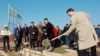 Macedonia - Prime Minister Nikola Gruevski, opening of Swedmilk factory, Skopje, undated