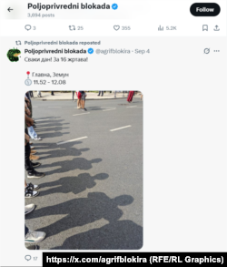 X nalog studenata u blokadi Poljoprivrednog fakulteta u Beogradu