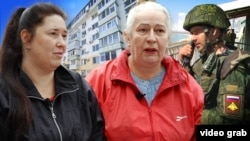 Colaj foto: familia Kolisnicenko , care deține proprietăți imobiliare în Crimeea, casa ei și un militar rus