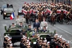 Парад в честь Дня взятия Бастилии 14 июля 2019 года